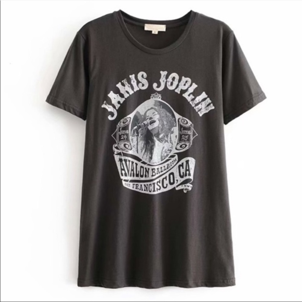 IN STOCK - Janis Joplin Graphic Tee - Picture 5 of 6